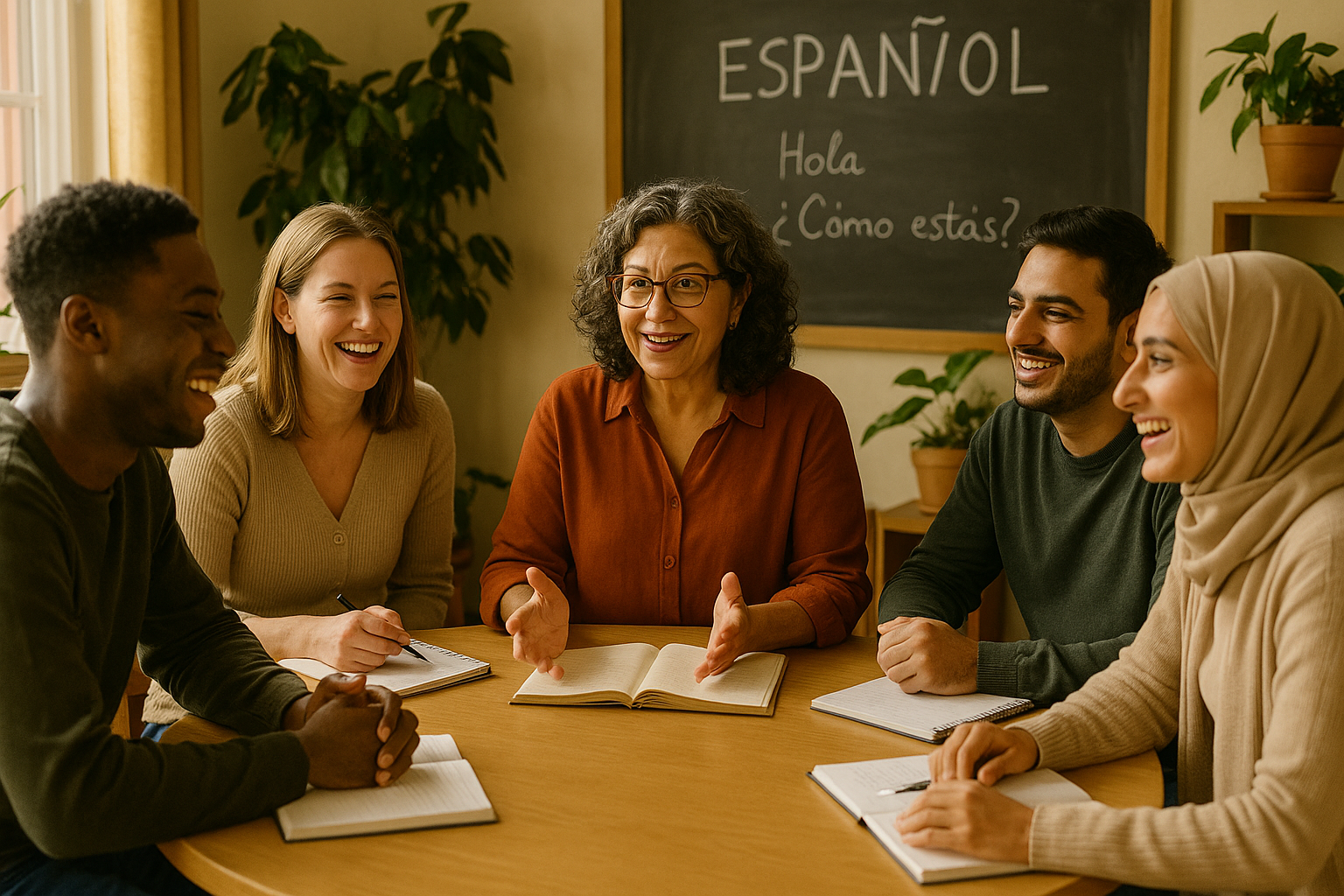 Spanish language class at CostaLingo